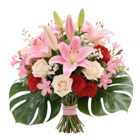 Lilies & Rose